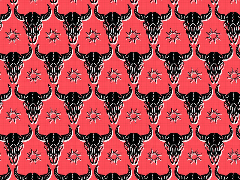 Neon Skulls Animal Vinyl Wrap Pattern~Rwraps Series 914 Digitally Printed Vinyl Wrap~0