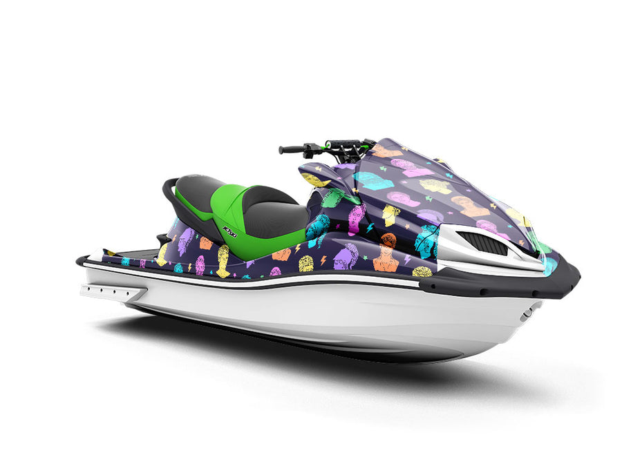 Neon Titans Greco Roman Jet Ski Vinyl Customized Wrap