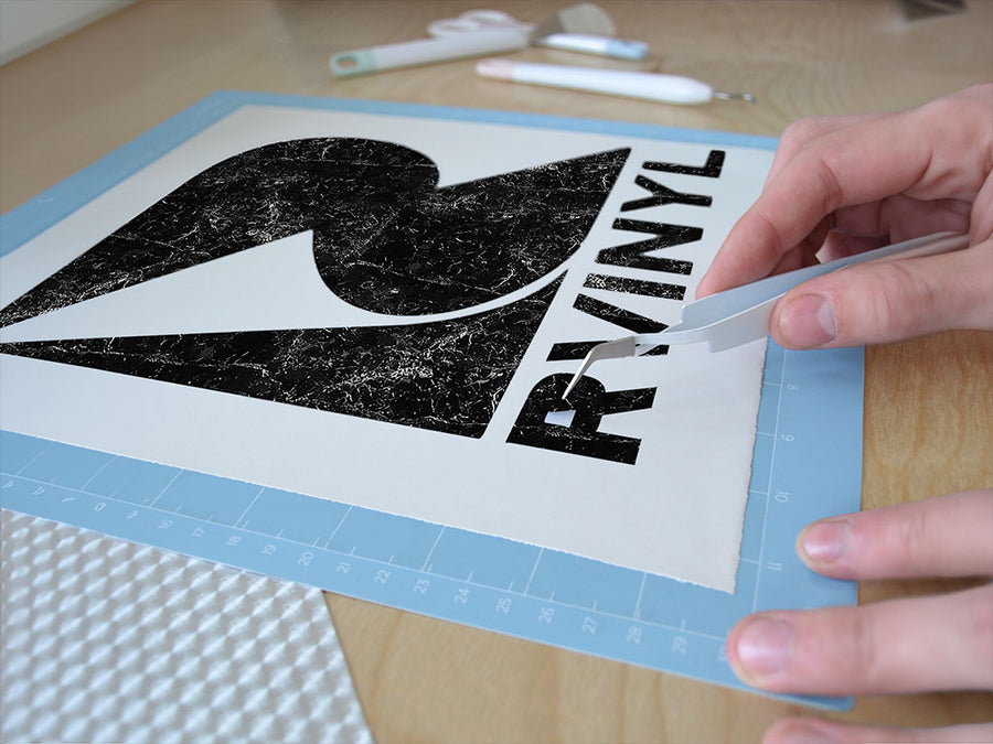 nero marquina black marble stone Easy Weed Craft Vinyl