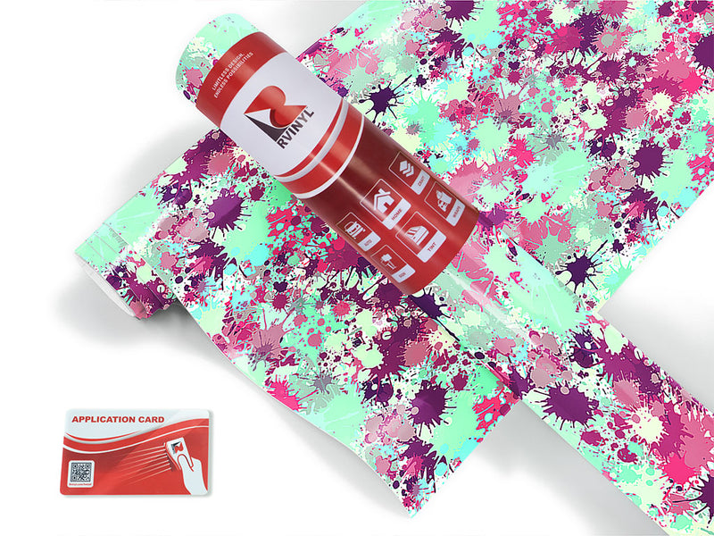 new pleasure paint splatter Craft Vinyl Roll