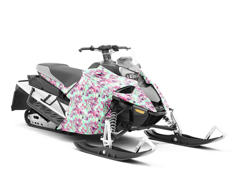 New Pleasure Paint Splatter Custom Wrapped Snowmobile