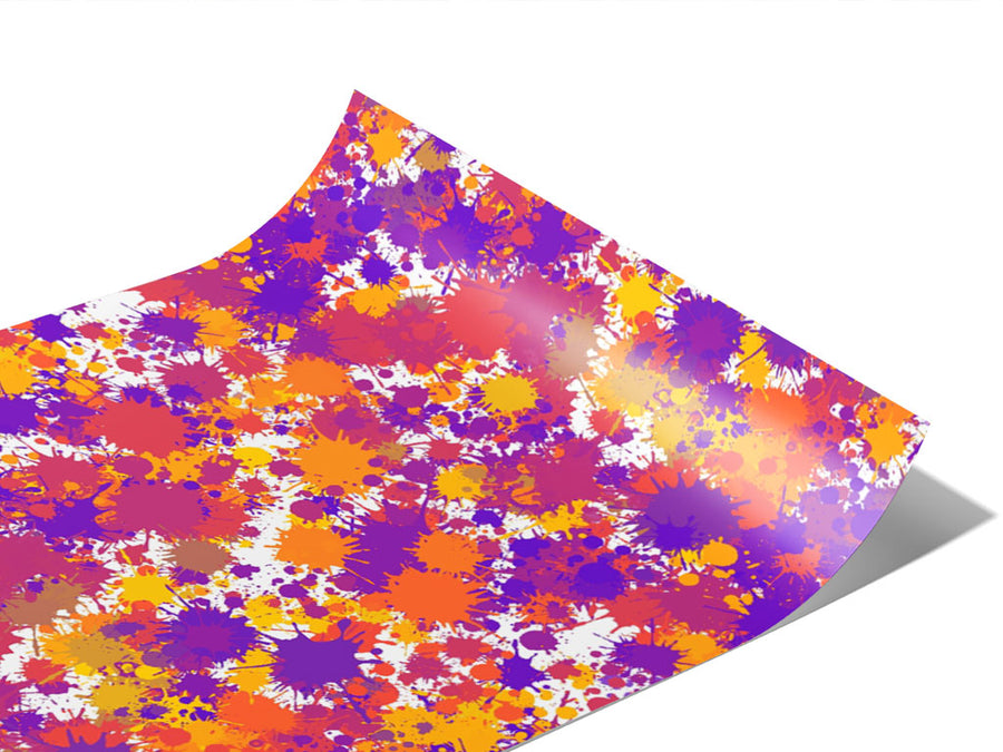 New Thing Paint Splatter Vinyl Wraps~Rwraps Series 914 Digitally Printed Vinyl Wrap~0