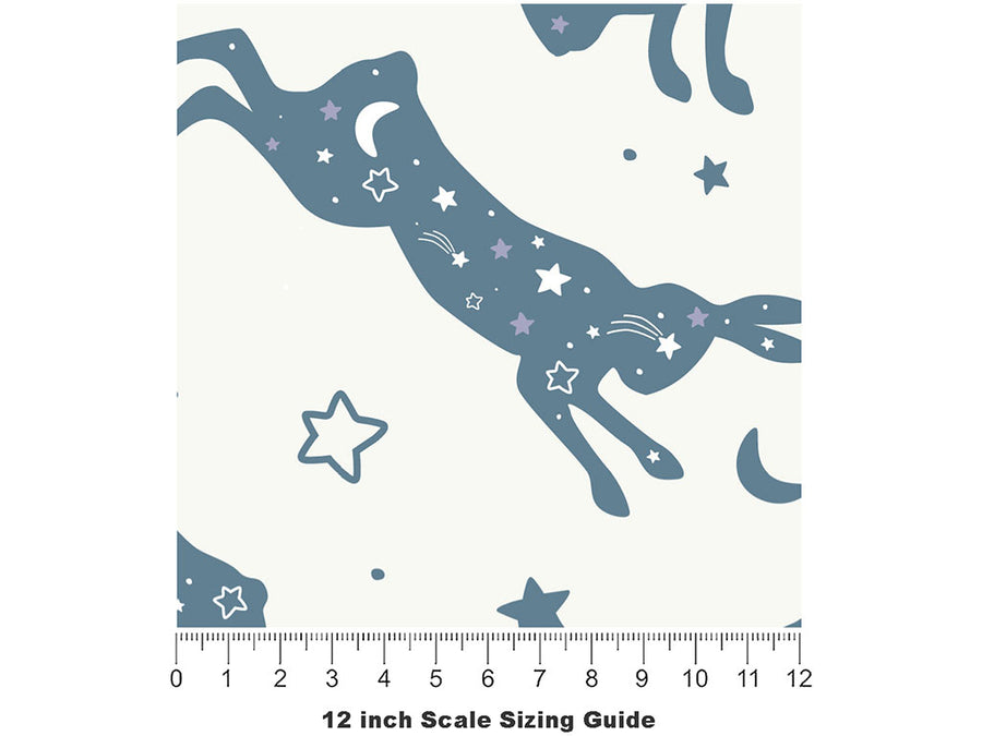 Nice Hare Animal Vinyl Film Pattern Size 12 inch Scale~Rwraps Nice Hare Animal Sizing Chart~2