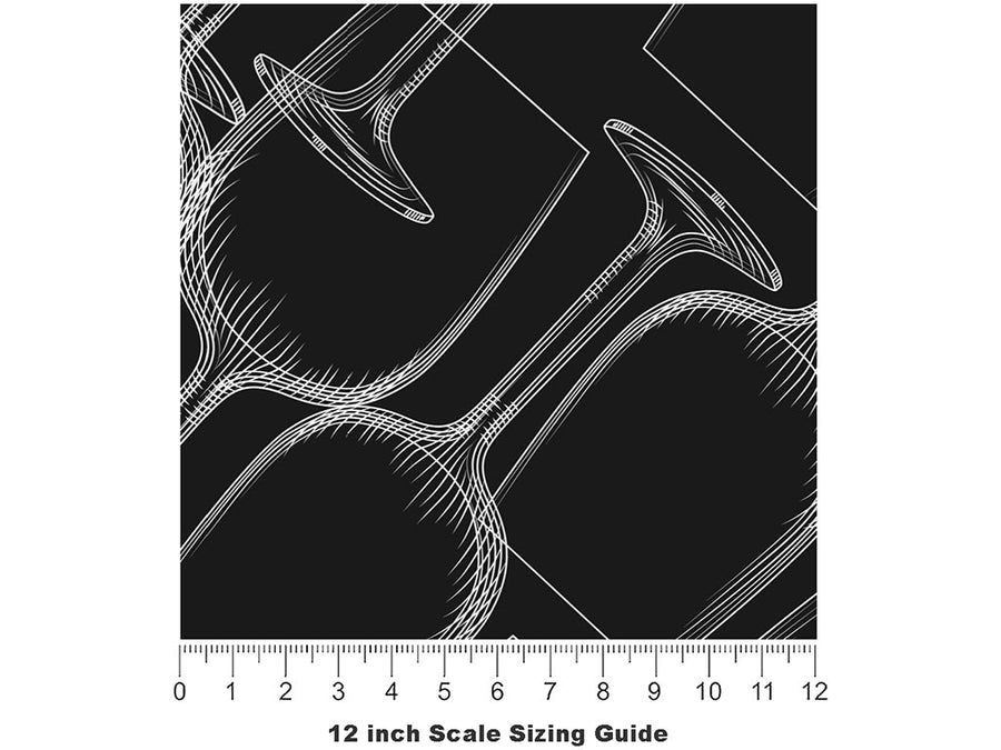 Nice Stems Alcohol Vinyl Film Pattern Size 12 inch Scale~Rwraps Nice Stems Alcohol Sizing Chart~2
