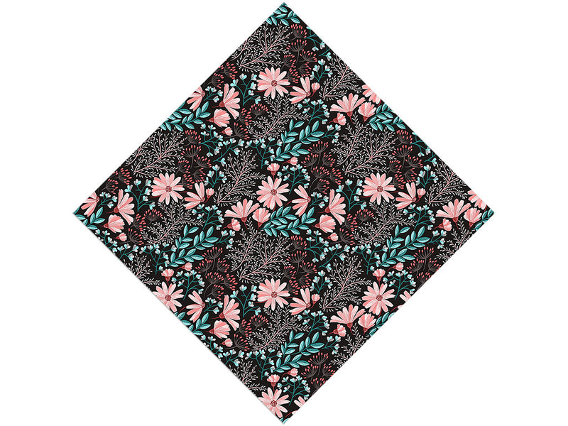 Night Blossoms Floral Vinyl Wrap Pattern
