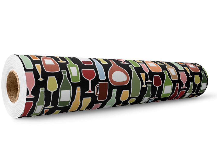 NIght Cap Alcohol Wrap Film Wholesale Roll~Rwraps Series 914 Digitally Printed Vinyl Roll~5