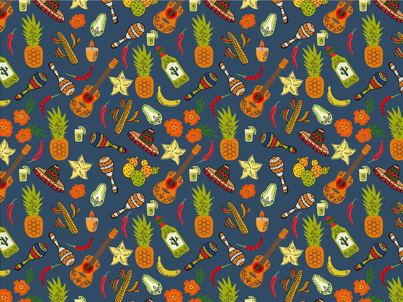 Nighttime Celebrations Day of the Dead Vinyl Wrap Pattern~Rwraps Series 914 Digitally Printed Vinyl Wrap~0