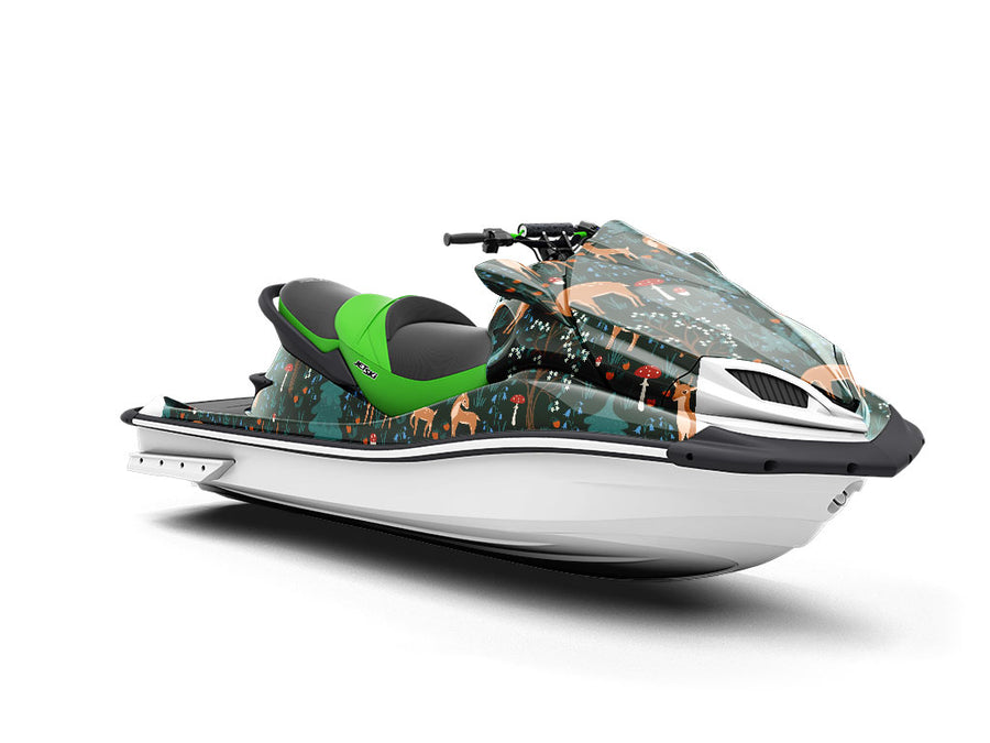 Nighttime Grazing Animal Jet Ski Vinyl Customized Wrap