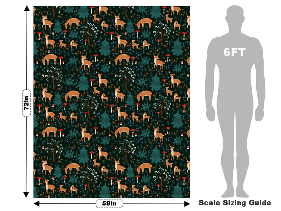 Nighttime Grazing Animal Vehicle Wrap Scale~Rwraps Series 914 Nighttime Grazing Animal Measurements~1