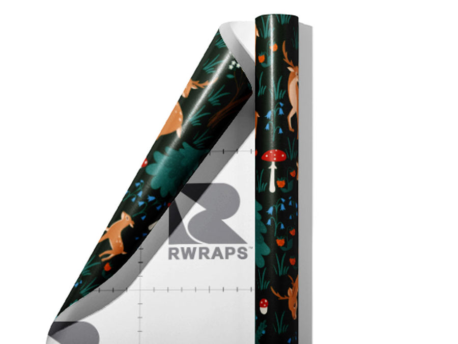 Nighttime Grazing Animal Wrap Film Sheets~Rwraps Series 914 Nighttime Grazing Animal Scrolled Sheet~3