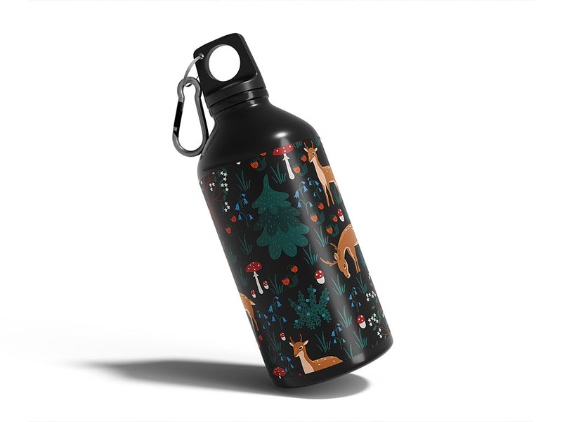 nighttime grazing animal Water Bottle DIY Stickers
