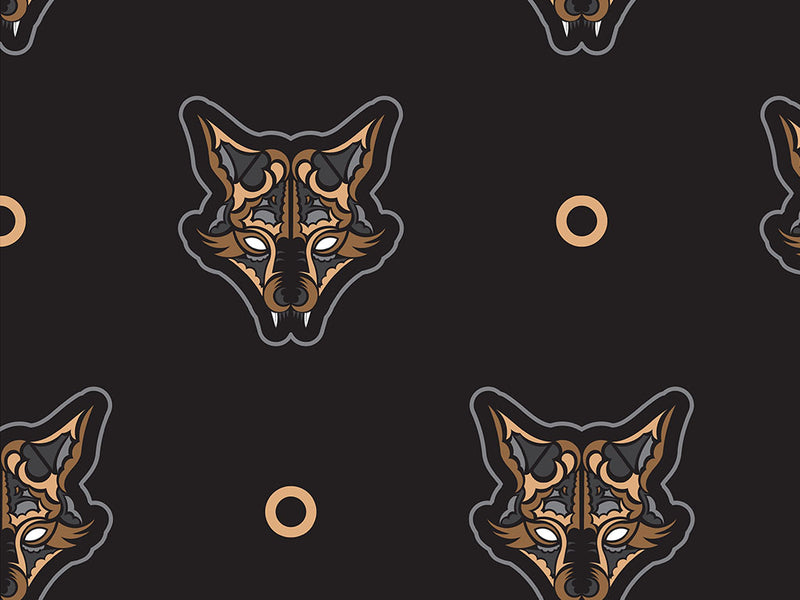 Ninetail Nightmare Animal Vinyl Wrap Pattern~Rwraps Series 914 Digitally Printed Vinyl Wrap~0