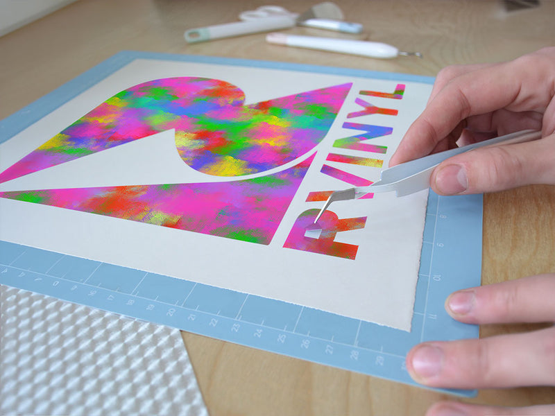 nineties flashback tie dye Easy Weed Craft Vinyl