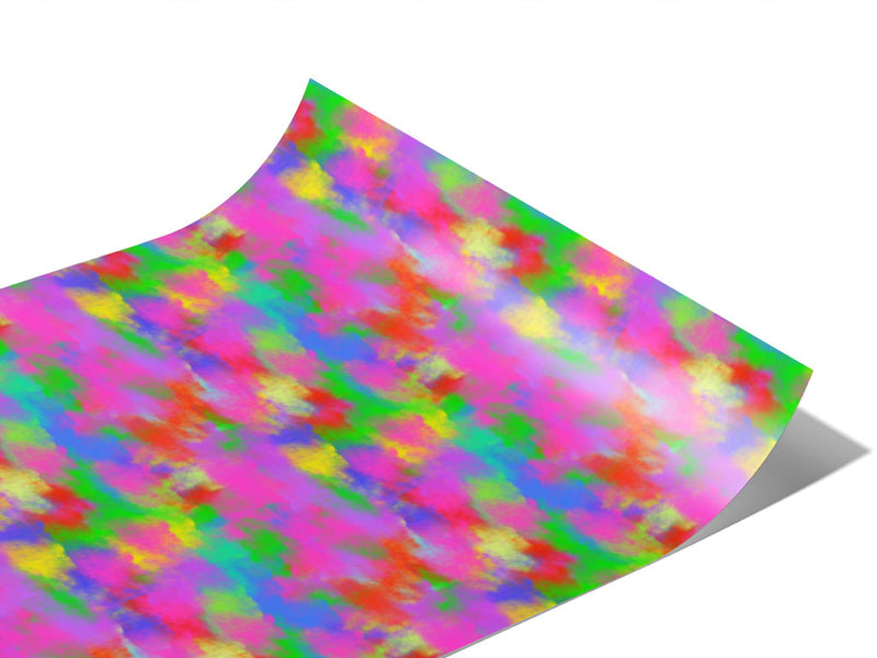 Nineties Flashback Tie Dye Vinyl Wraps~Rwraps Series 914 Digitally Printed Vinyl Wrap~0