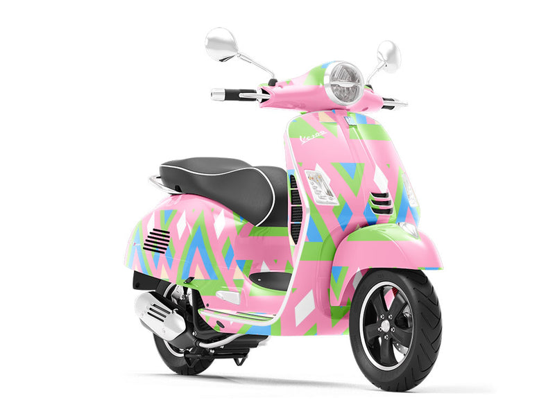 Nineties Forties Art Deco Vespa Scooter Wrap Film
