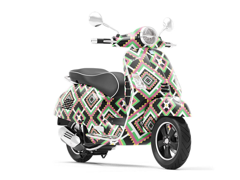 Nineties Housewarming Art Deco Vespa Scooter Wrap Film