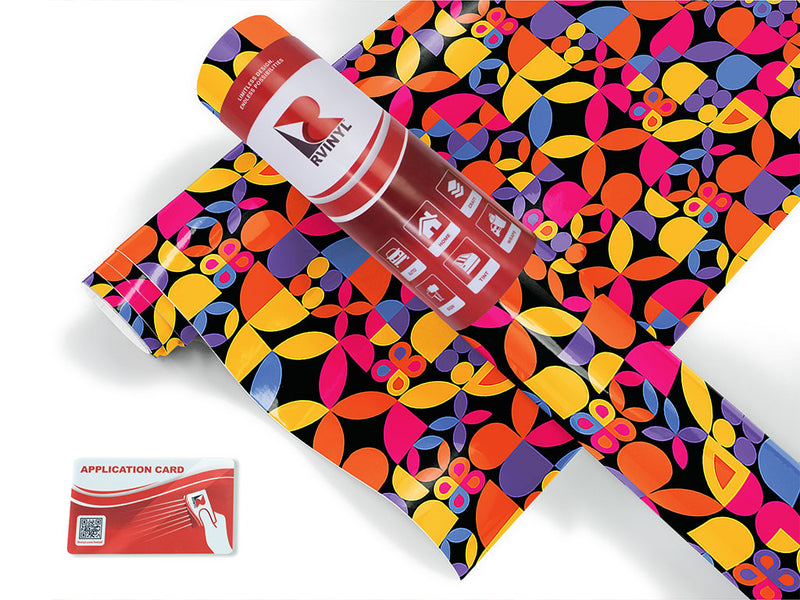 nineties revival mosaic Craft Vinyl Roll