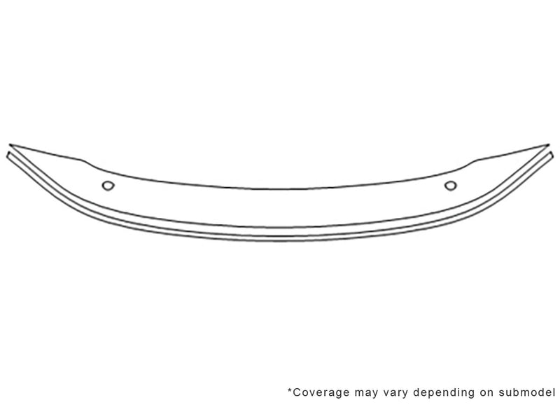300zx 3M Clear Bra Bumper Precut PPF Diagram