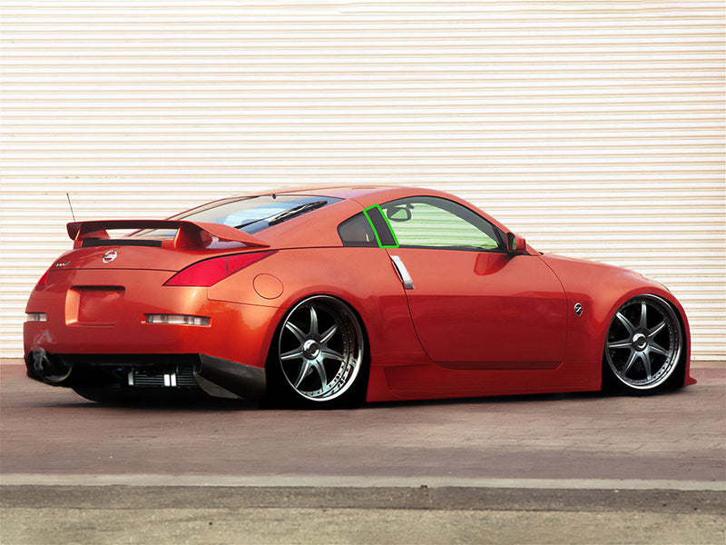 nissan 350z 2003-2009 Pillar Post Trim Installation Location