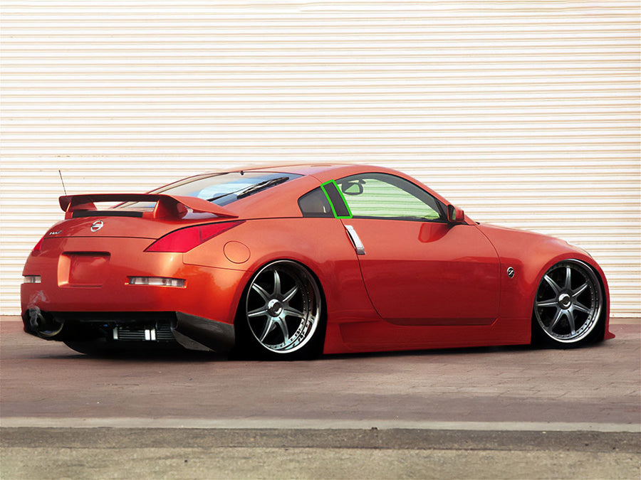 nissan 350z 2003-2009 Pillar Post Trim Installation Location