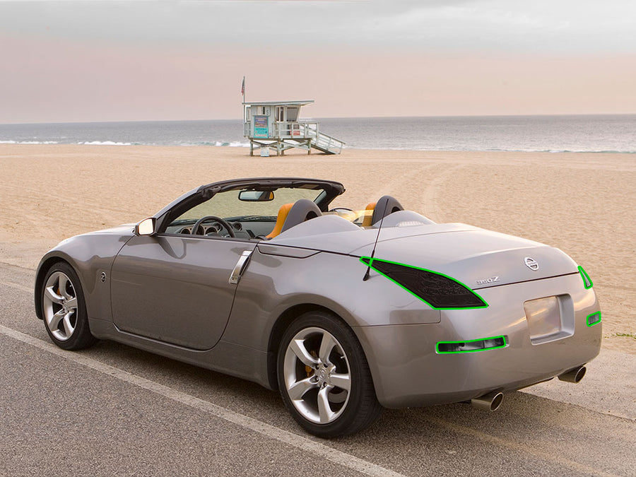 350z Tail Light Tint Installation Points
