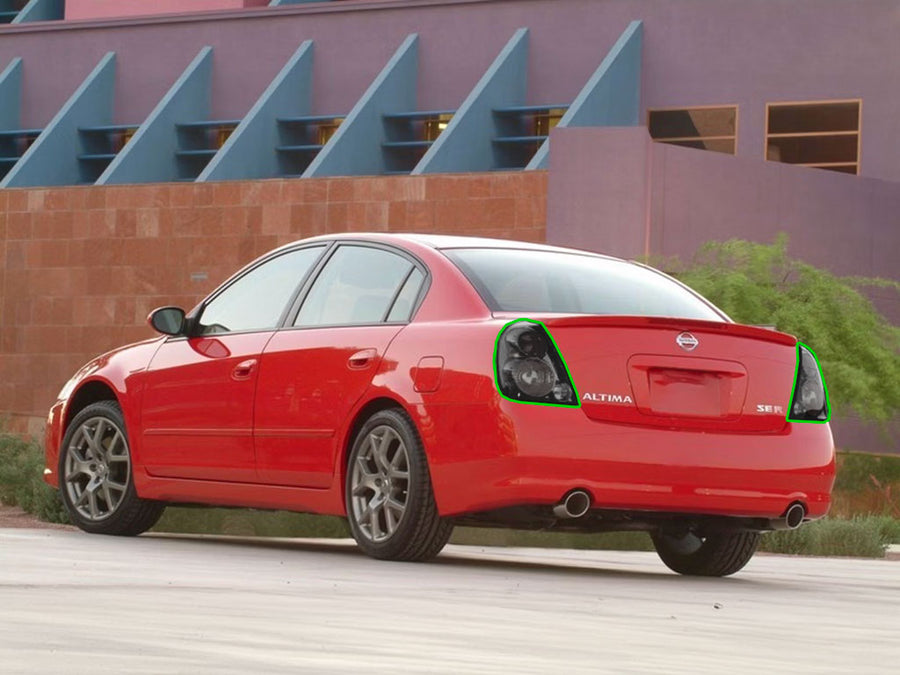 altima Tail Light Tint Installation Points