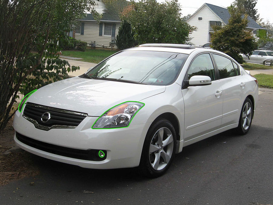 nissan altima 2007-2009 (sedan) Headlight Protection Installation Location
