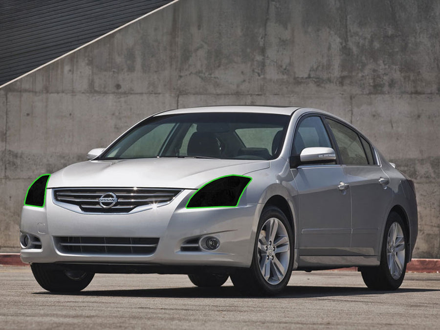 nissan altima 2010-2012 (sedan) Headlight Tint Location
