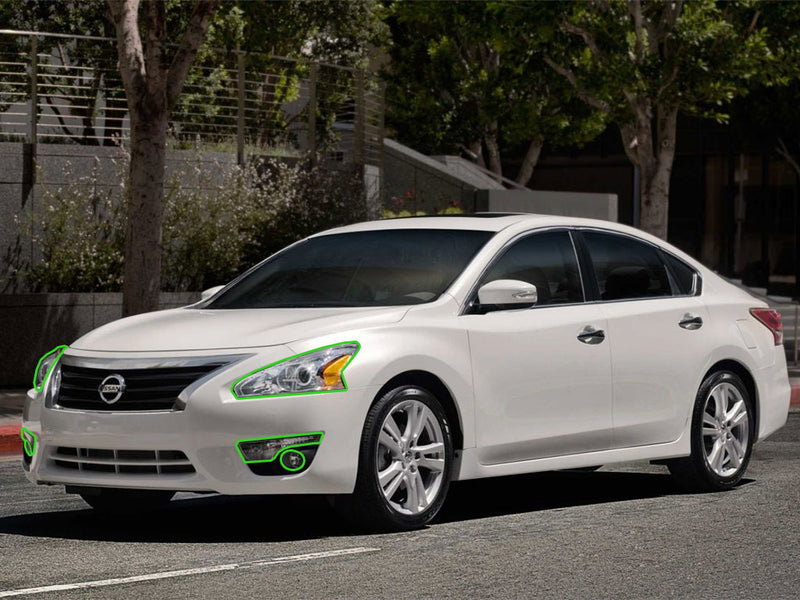 nissan altima 2013-2015 (sedan) Headlight Protection Installation Location