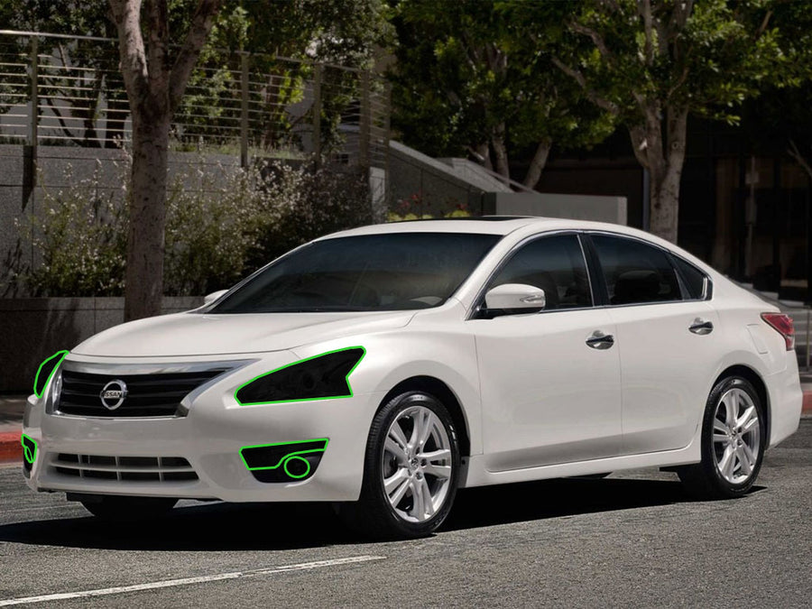nissan altima 2013-2015 (sedan) Headlight Tint Location