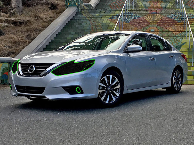 nissan altima 2016-2018 (sedan) Headlight Tint Location