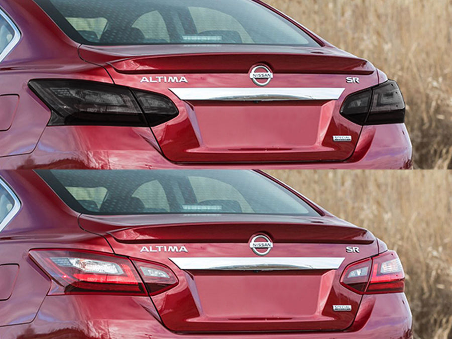 altima Before and After Smoked Taillights