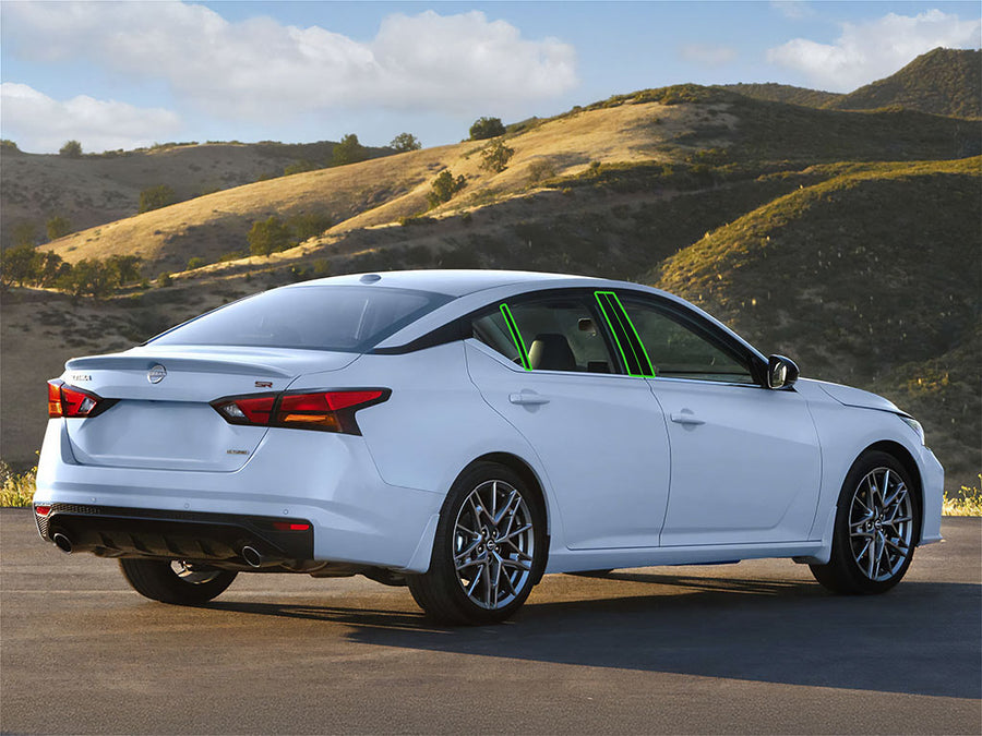 nissan altima 2019-2024 Pillar Post Trim Installation Location