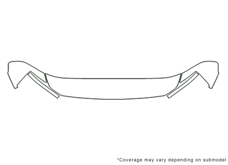 armada Avery Dennison Clear Bra Hood Precut PPF Diagram