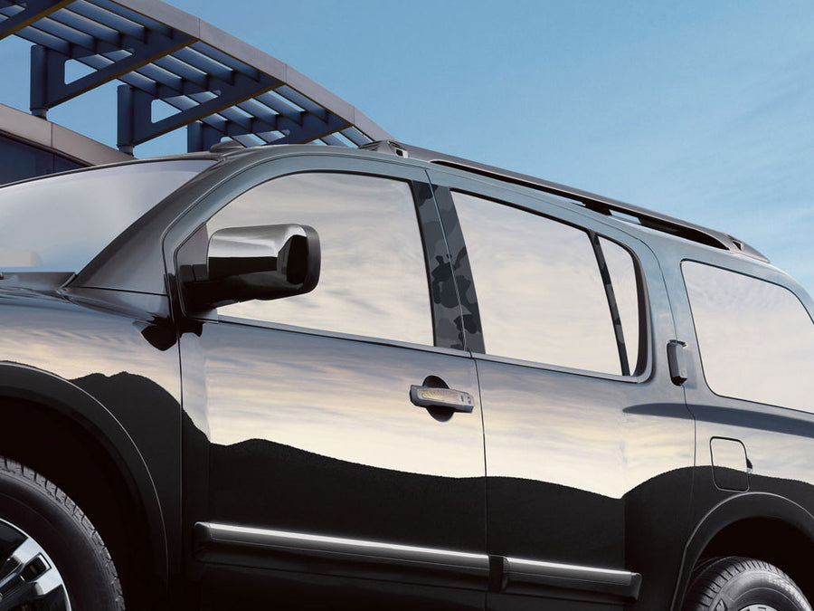 nissan armada 2005-2015 Camo Pillar Cover Diagram