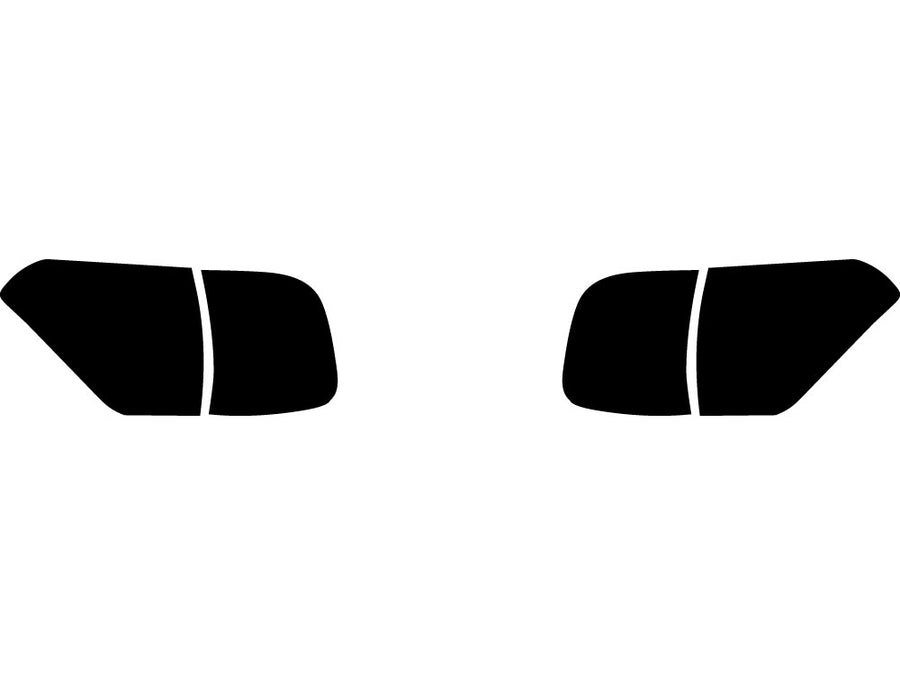 armada Precut Tail Light Tint Diagram