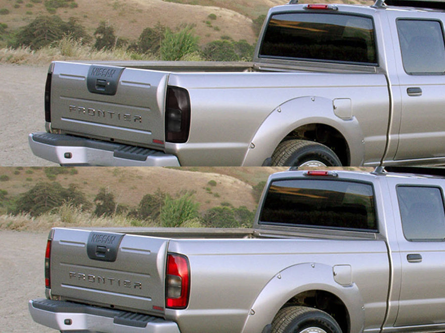 frontier Before and After Smoked Taillights