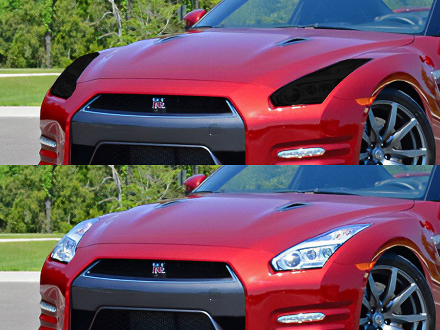 nissan gt-r 2009-2016 Headlight Tint Appearance
