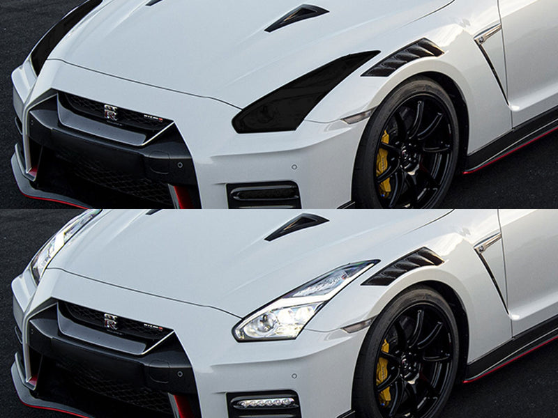 nissan gt-r 2017-2020 Headlight Tint Appearance