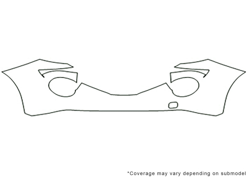 juke 3M Clear Bra Bumper Precut PPF Diagram