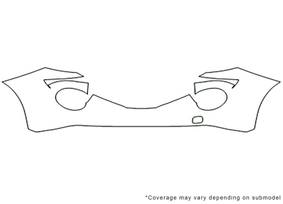 juke Avery Dennison Clear Bra Bumper Precut PPF Diagram
