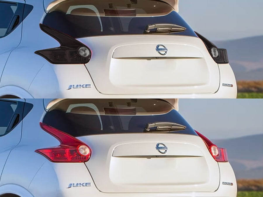 juke Before and After Smoked Taillights