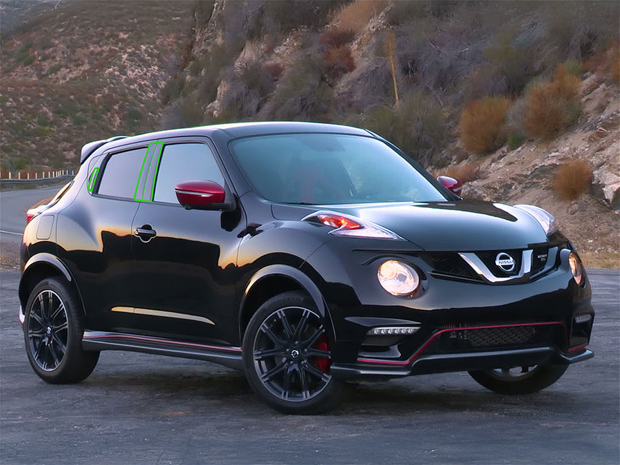 nissan juke 2011-2017 Pillar Post Trim Installation Location