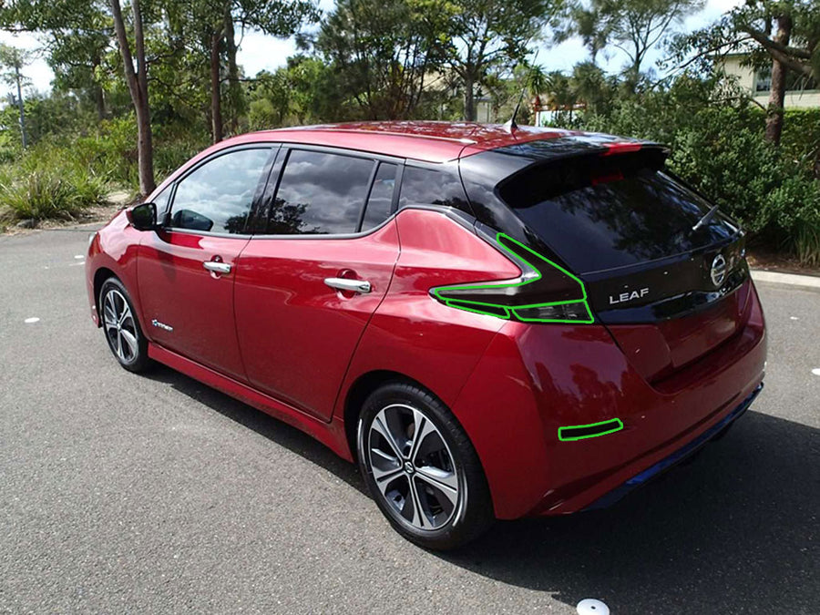 leaf Tail Light Tint Installation Points