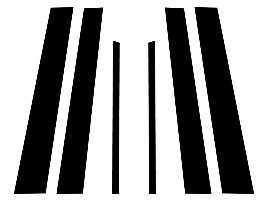 nissan maxima 1995-1999 Camo Pillar Trim Diagram