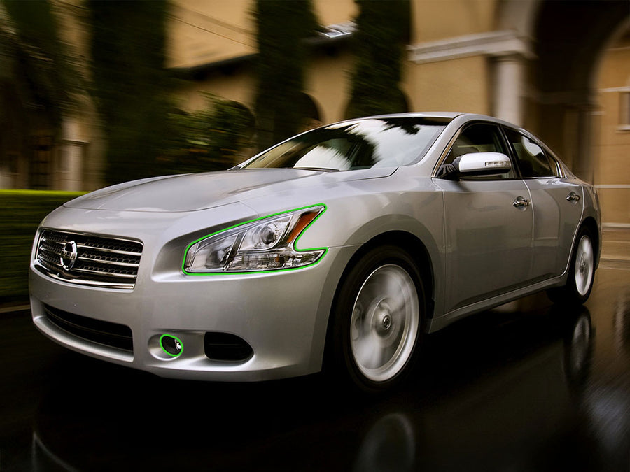 nissan maxima 2007-2008 Headlight Protection Installation Location