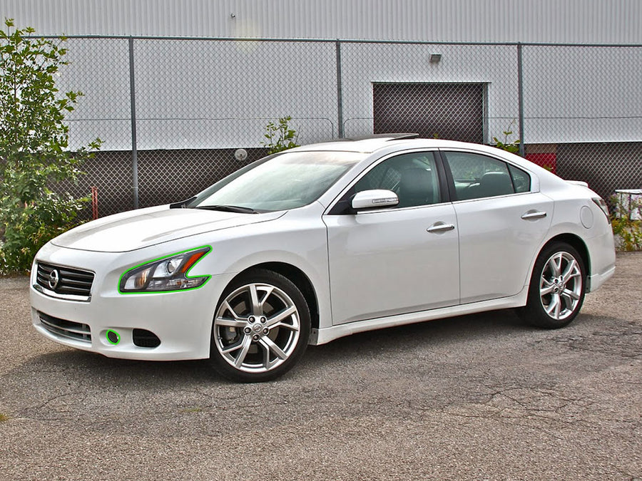 nissan maxima 2009-2014 Headlight Protection Installation Location