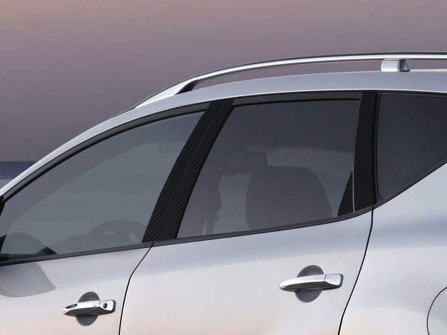 nissan murano 2003-2007 Carbon Fiber Pillar Cover Diagram