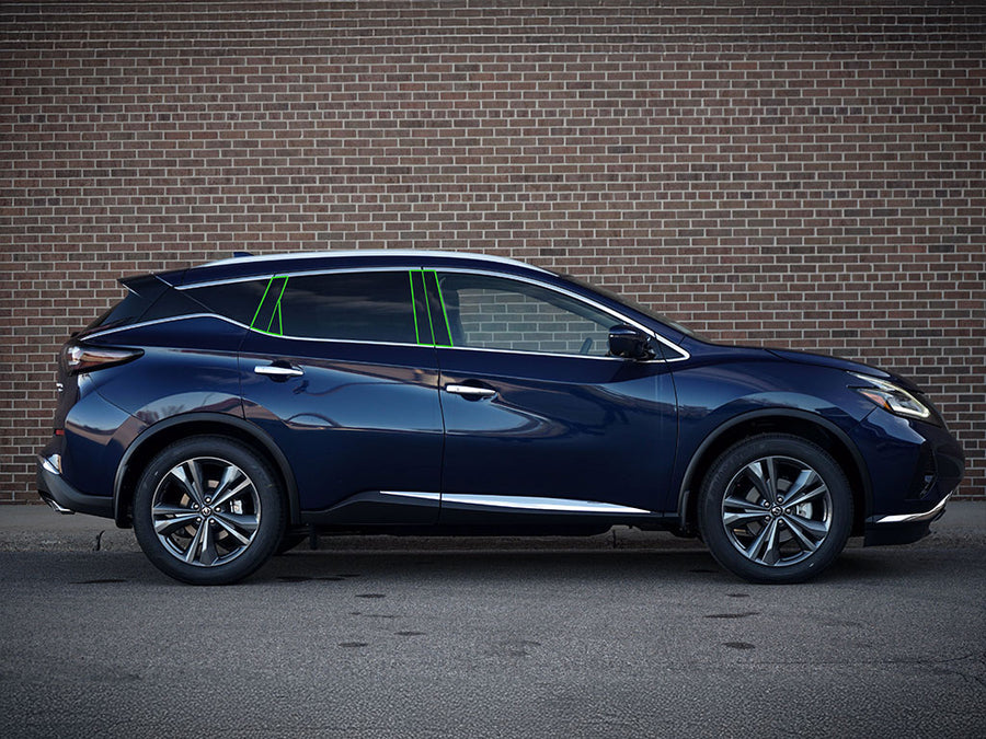 nissan murano 2015-2023 Pillar Post Trim Installation Location