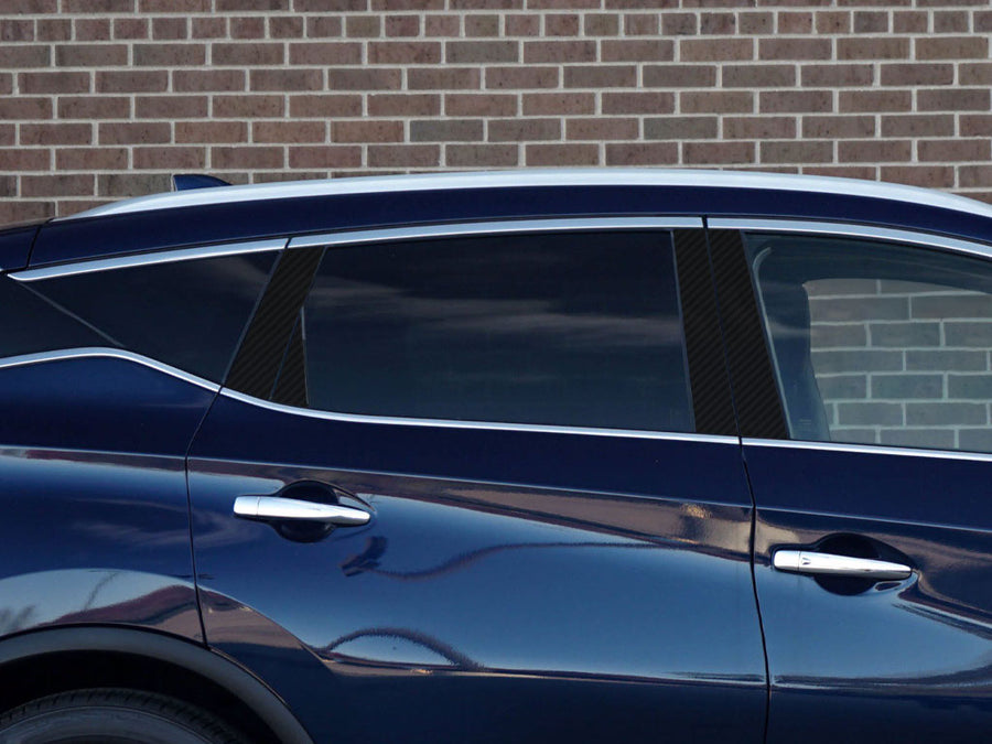 nissan murano 2015-2023 Carbon Fiber Pillar Cover Diagram